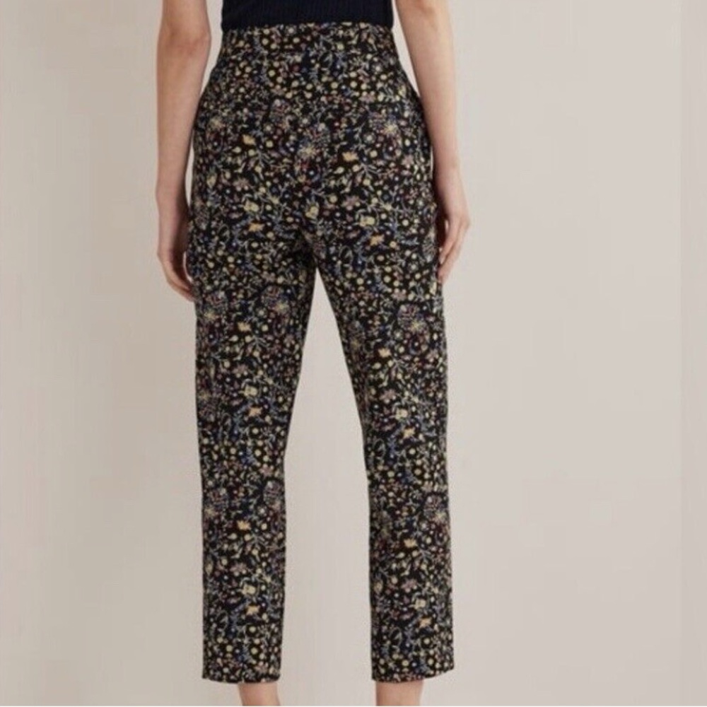 NWT Boden Wildflower Paisley Print Bi-Stretch Straight Leg Trousers (size 14) - Picture 10 of 10